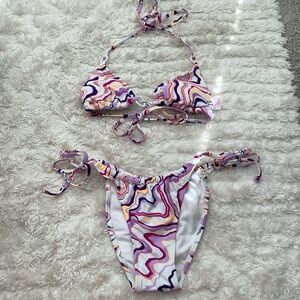 Xhilaration Wave Print Bikini